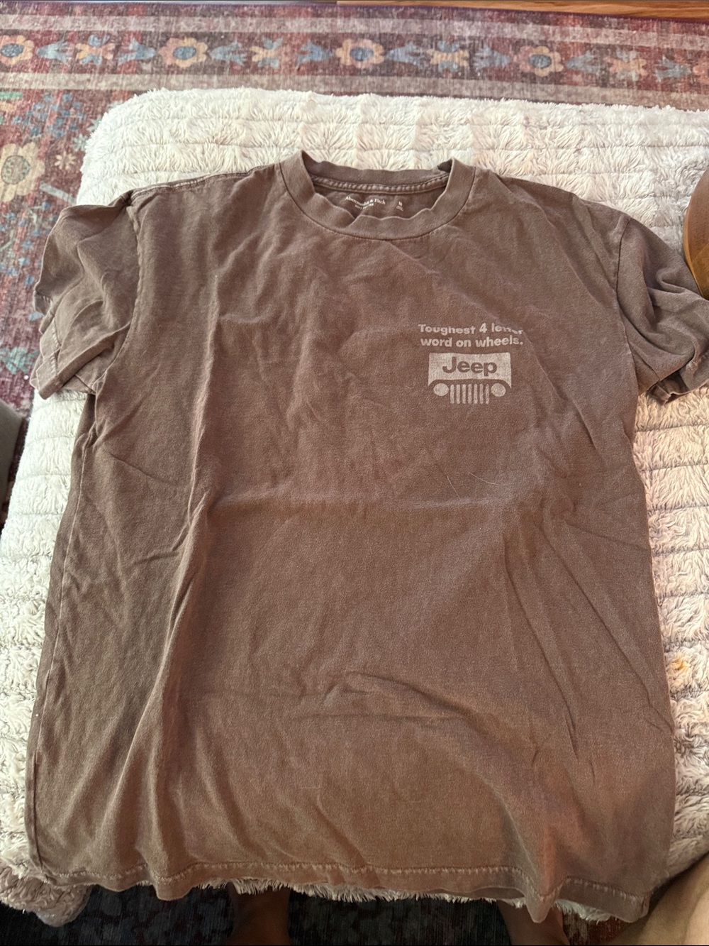 Jeep Brown Short-Sleeve Graphic Crewneck Tee